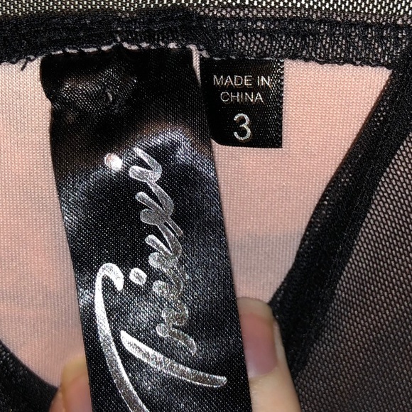 Trixxi Peach floral dress - Picture 9 of 9